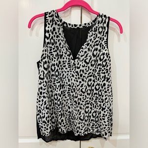 XS animal print tank top